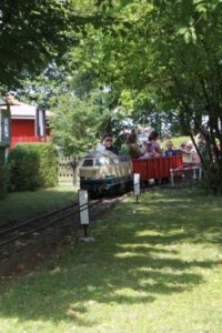 Garden model railroad in Börrstadt