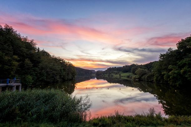 Ohmbachsee Lake at Nightfall