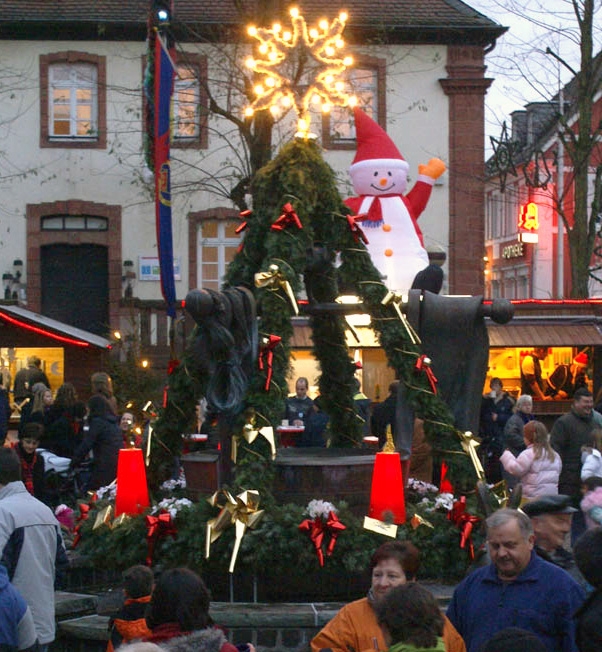 Ramstein´s Advent Wreath at the Christmas Market
