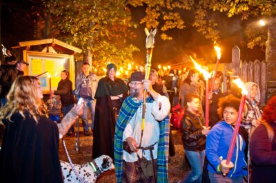 Picture of the Torchlight Procession in Steinbach