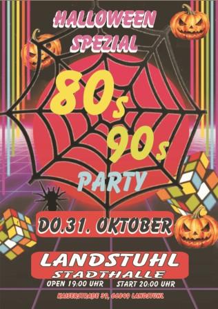 Poster of the Halloween Party at Landstuhl Stadthalle