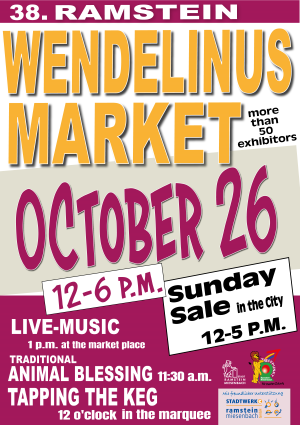 Poster of the Wendelinus Market in Ramstein