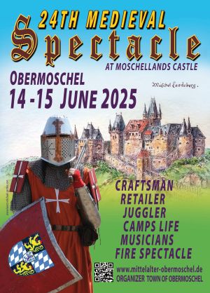 Poster of the Medieval Market in Obermoschel