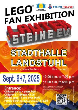 Poster of the LEGO Exhibition in Landstuhl