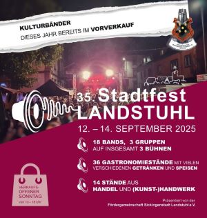 Poster of the City Festival in Landstuhl