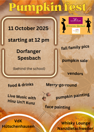 Poster of the Pumpkin Fest in Spesbach