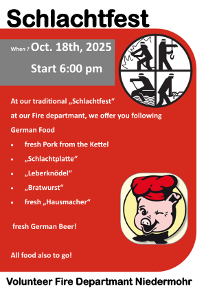 Poster of the Slaughter Fest in Niedermohr
