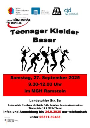 Poster of the Teenager Bazaar in Ramstein