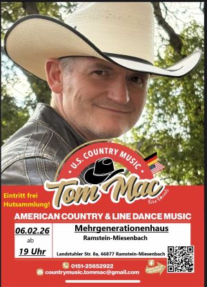 Poster of singer Tom Mac