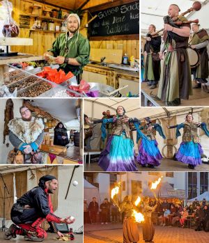 Picture of the Medieval Spactacle in Ramstein