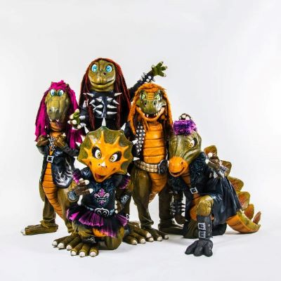 Picture of the metal band "Heavysaurus"
