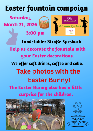 Poster of the Easter Fountain Campaign