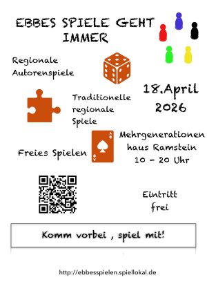 Poster of the Event “Ebbes spiele geht immer”