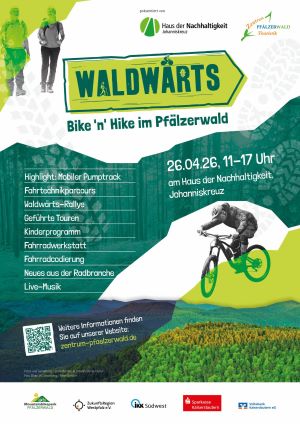 Poster of the Event "Waldwärts" in Johanniskreuz