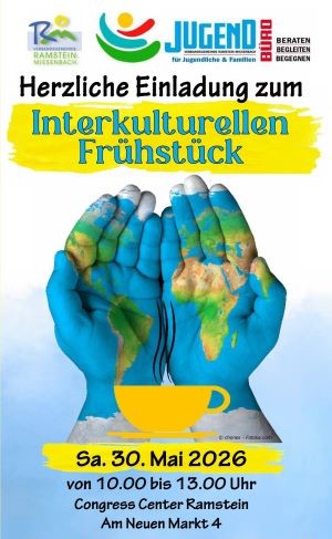 Poster of the Intercultural Breakfast at Congress Center Ramstein