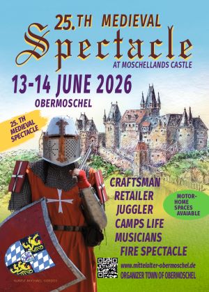 Poster of the Medieval Spectacle in Obermoschel