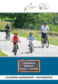 Poster adverstising Car-free Sunday in the Wallhalbtal near Landstuhl