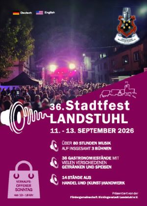 Poster of the City Festival in Landstuhl