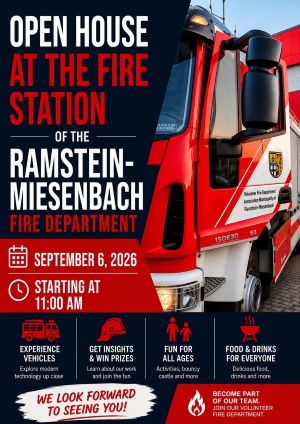Tag der offen Tür Feuerwehr Ramstein - englisch