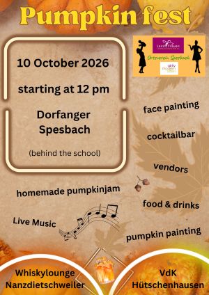Poster of the Pumpkin Festival in Spesbach